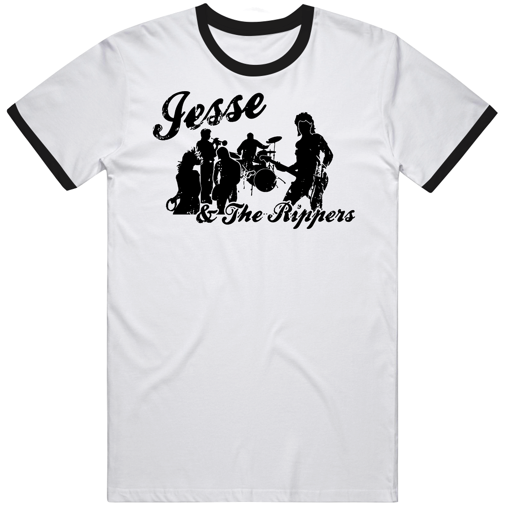 Jesse And The Rippers Full House Music Tv Mens Cotton Tee T Shirt Jesse And The Rippers Full House Music Tv Mens Cotton Tee T Shirt
