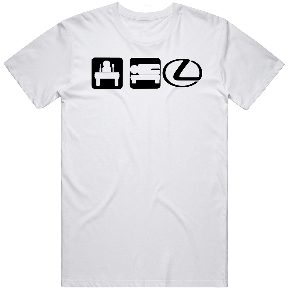 Eat Sleep Lexus PETE Mens Cotton Tee T Shirt Eat Sleep Lexus PETE Mens Cotton Tee T Shirt