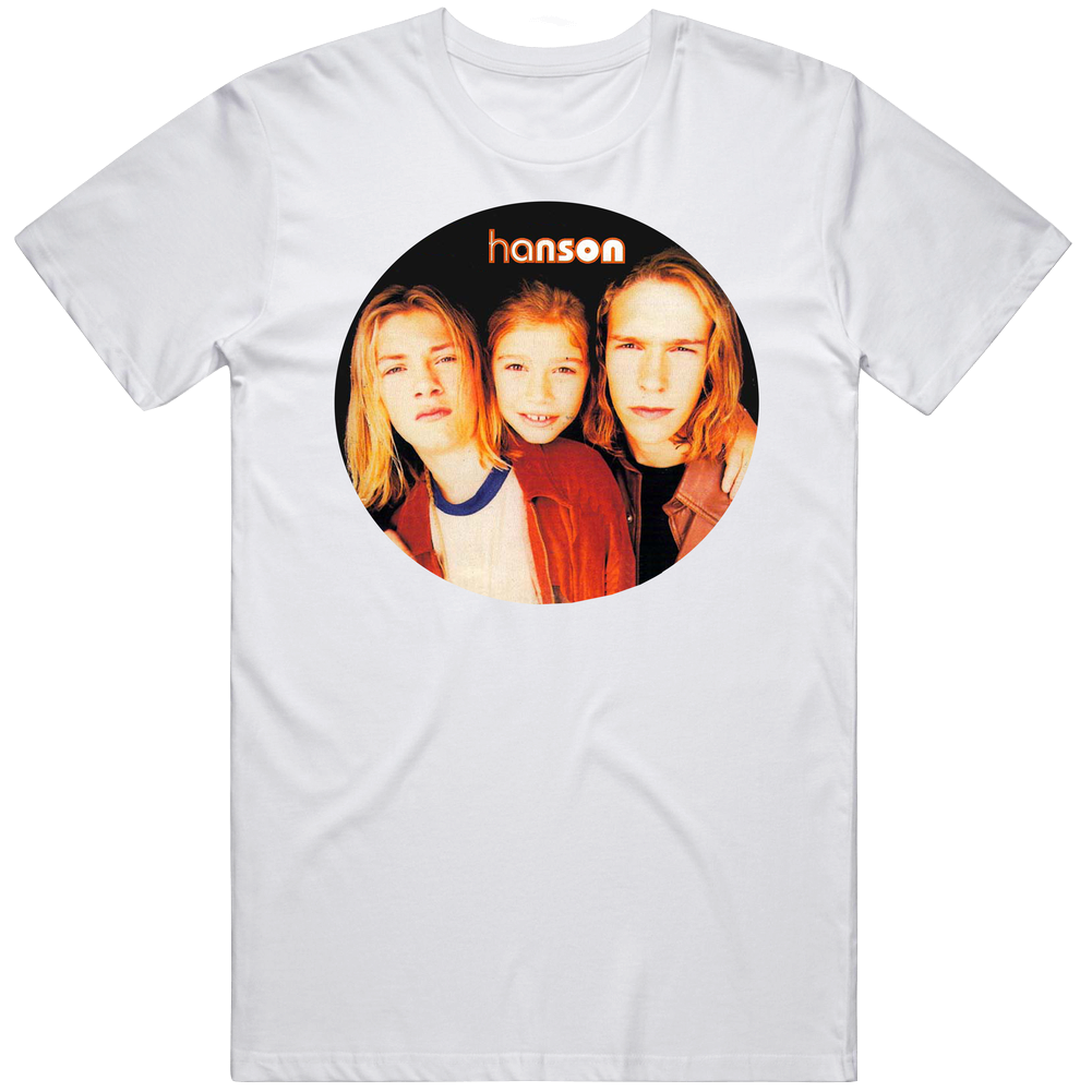 Hanson Retro 90s Vintage Design Popular Band Mens Cotton Tee T Shirt Hanson Retro 90s Vintage Design Popular Band Mens Cotton Tee T Shirt