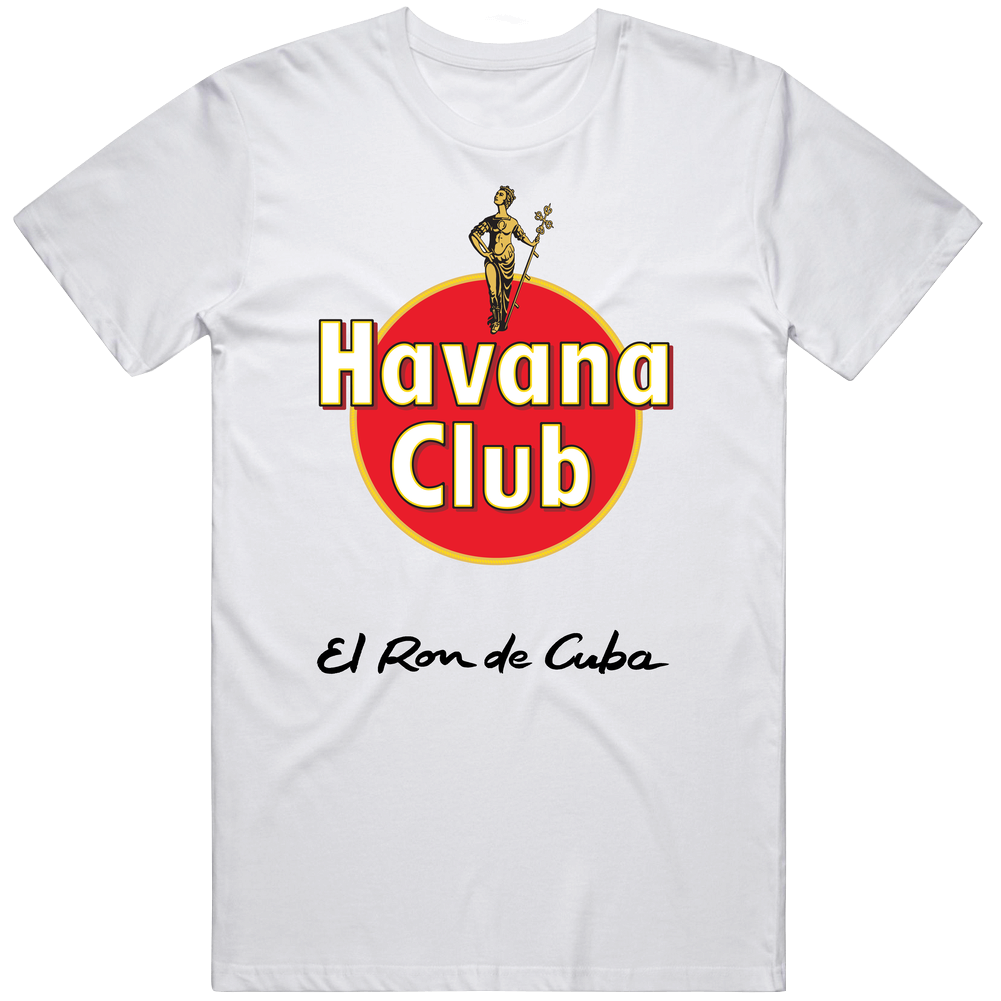 Havana Club El Ron De Cuba Popular Cuban Rum Lovers Mens Cotton Tee T Shirt Havana Club El Ron De Cuba Popular Cuban Rum Lovers Mens Cotton Tee T Shirt