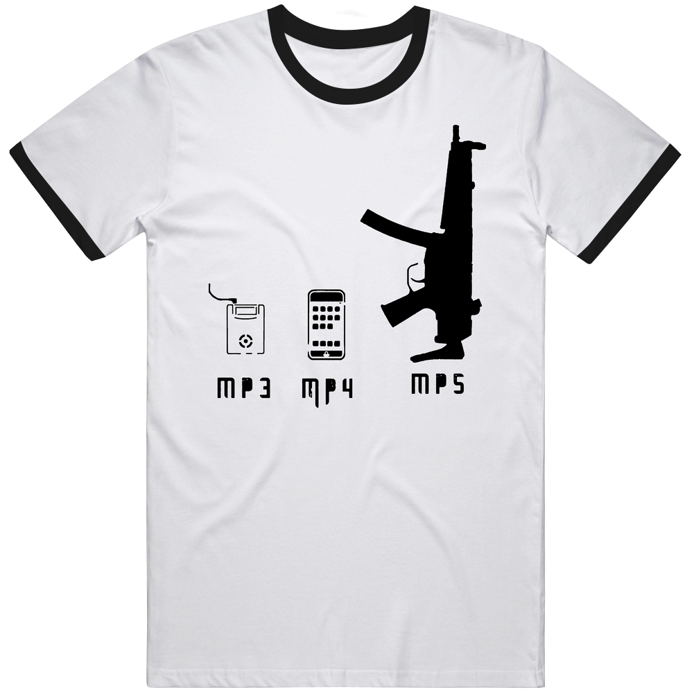 Mp3 Mp4 Mp5 Types Funny Mens Cotton Tee T Shirt Mp3 Mp4 Mp5 Types Funny Mens Cotton Tee T Shirt