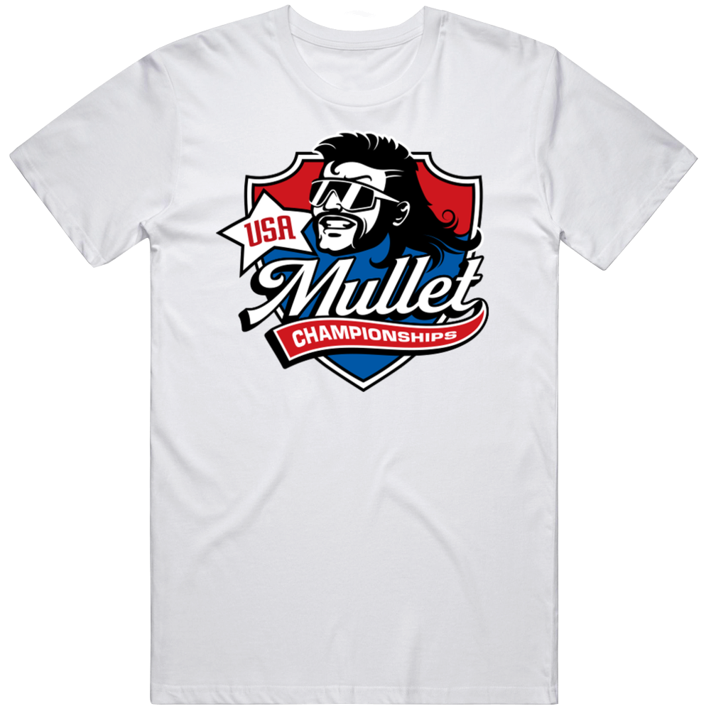 Usa Mullet Championships Merch Funny Fan Gift Mens Cotton Tee T Shirt