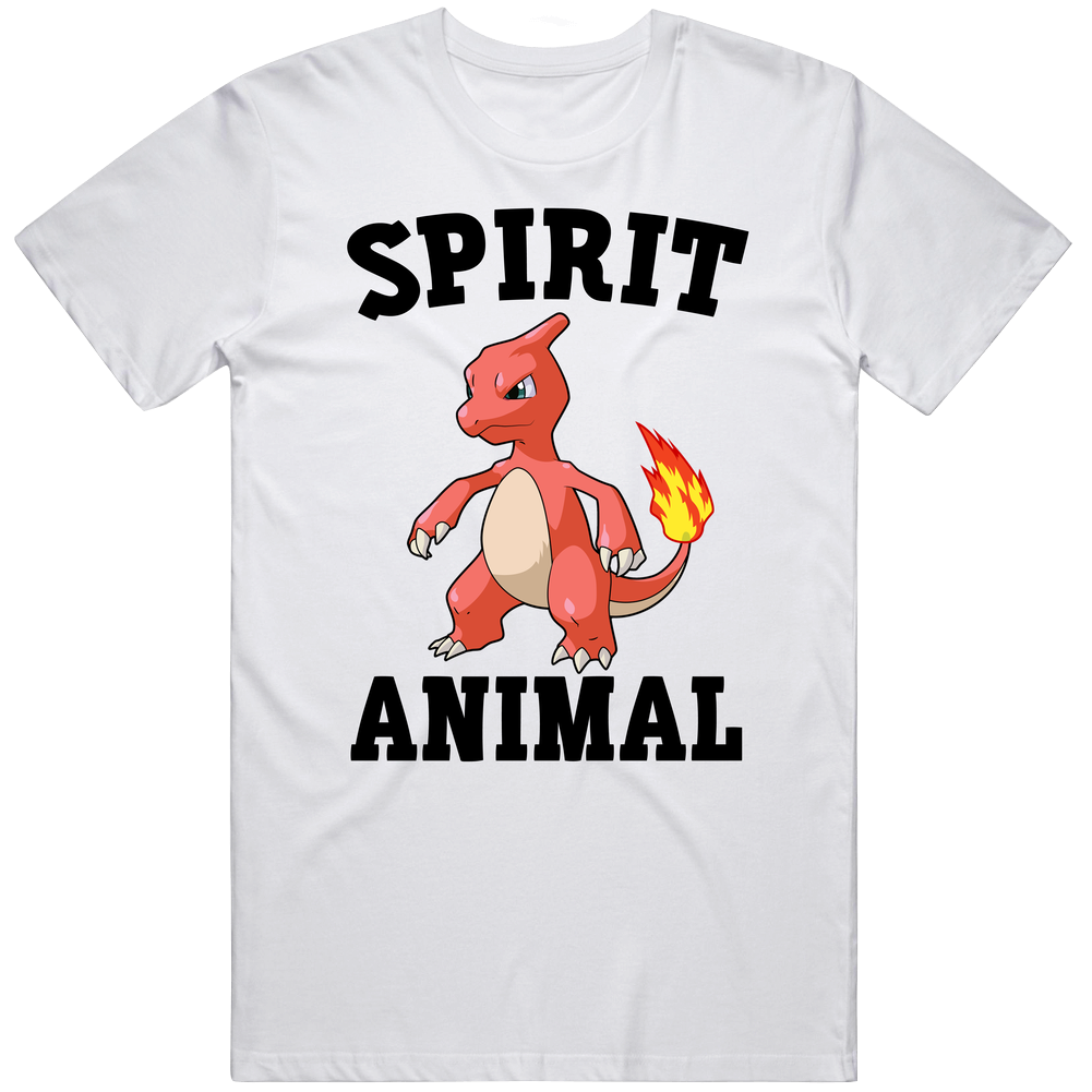 Charmeleon Is My Spirit Animal Mens Cotton Tee T Shirt