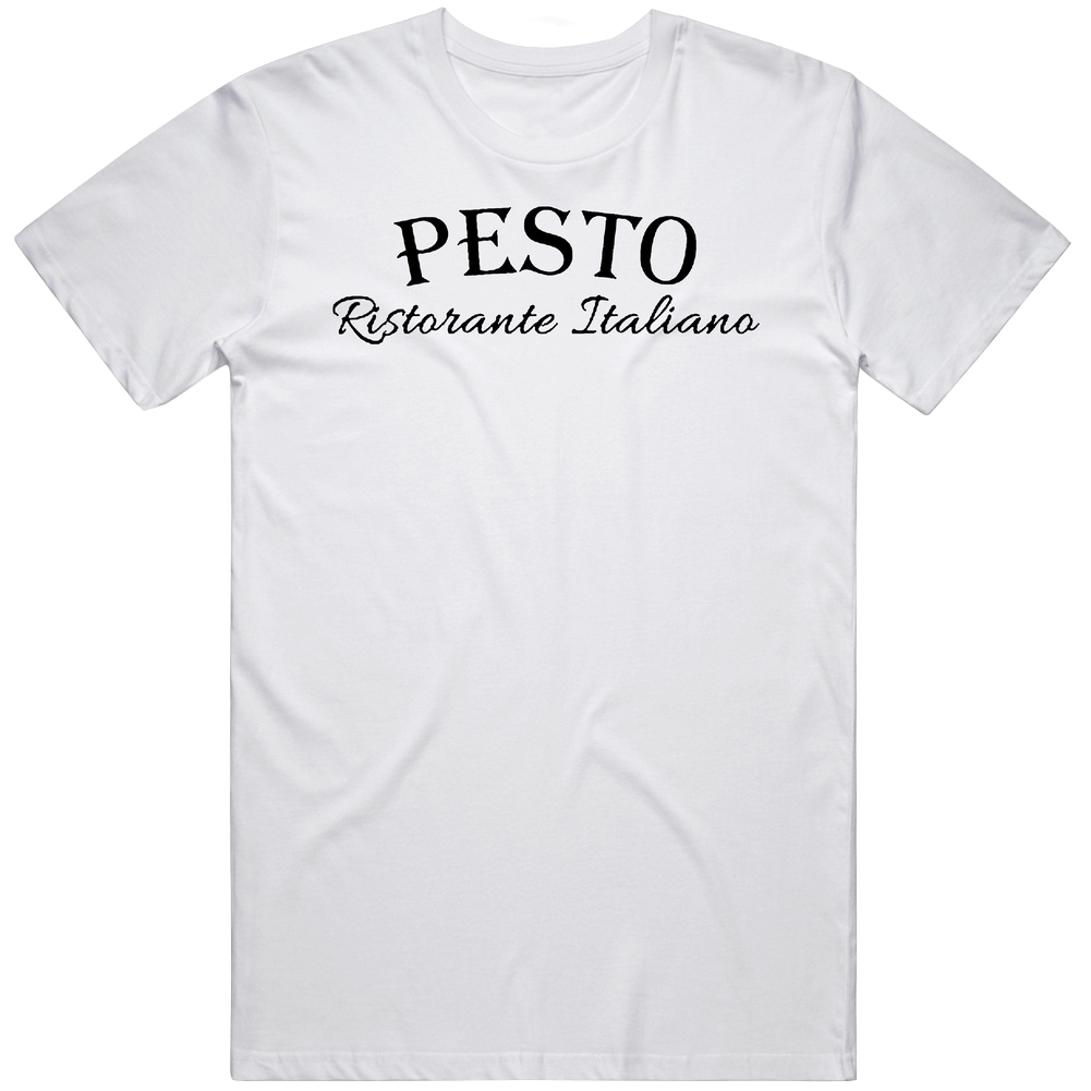 Pesto Ristorante Italiano Philadelphia Restaurant Mens Cotton Tee T Shirt