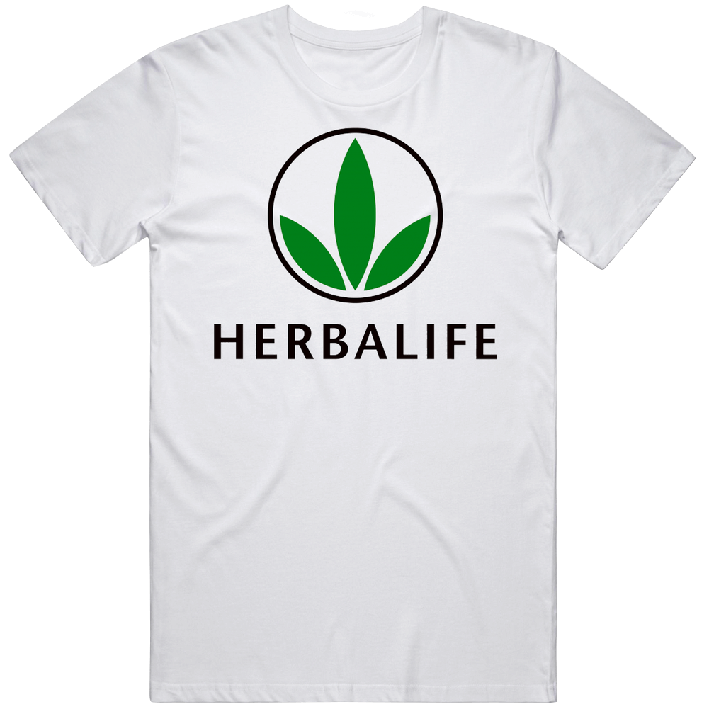 Herbalife Logo Cannabis Weed Mens Cotton Tee T Shirt