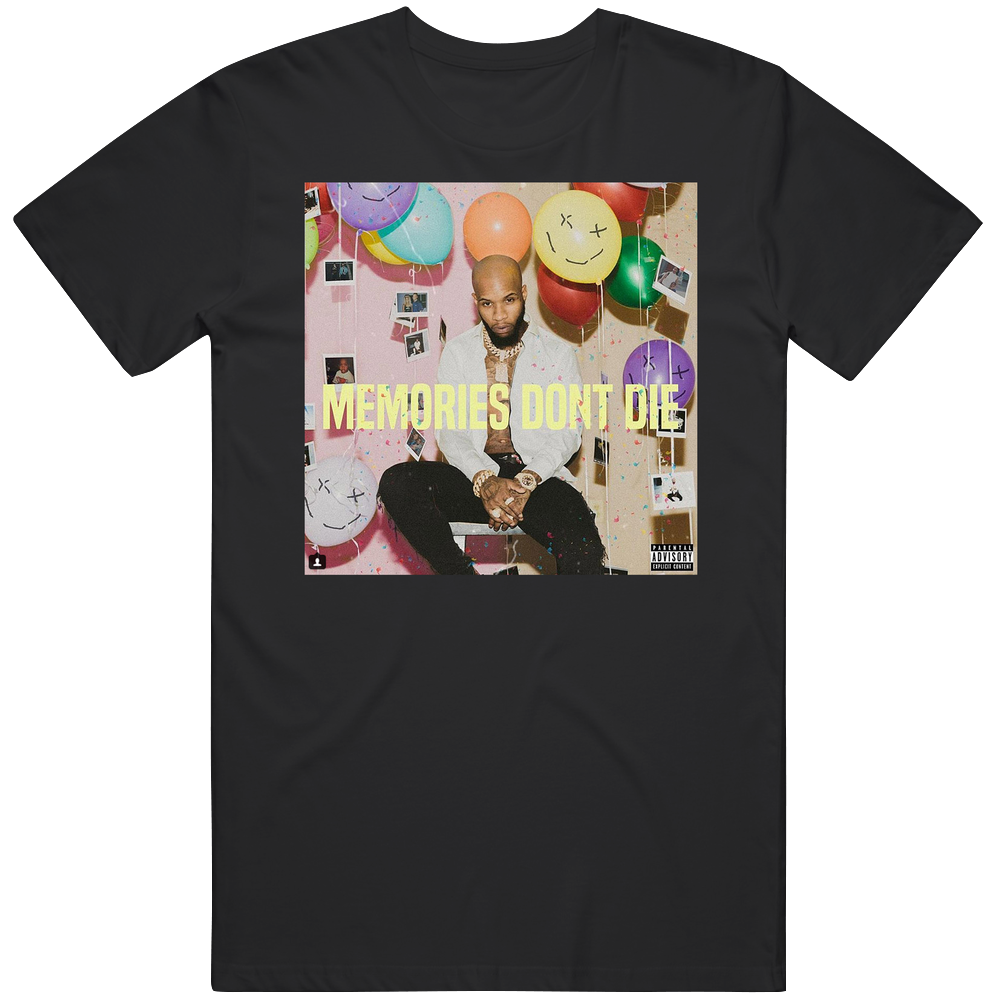 Memories Don't Die Album Cover Poster Tory Lanez Mens Cotton Tee T Shirt Memories Don't Die Album Cover Poster Tory Lanez Mens Cotton Tee T Shirt