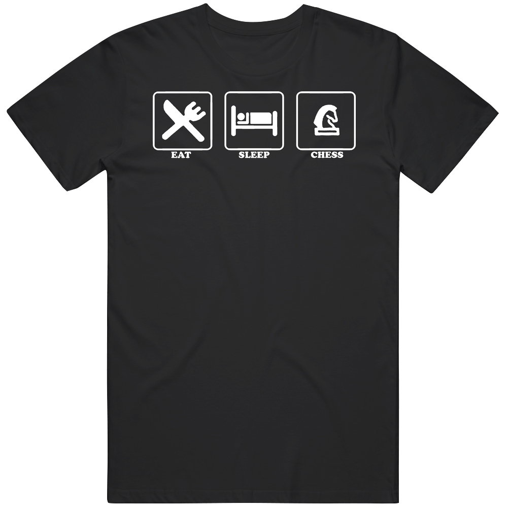 Eat Sleep Chess Mens Cotton Tee T Shirt Eat Sleep Chess Mens Cotton Tee T Shirt