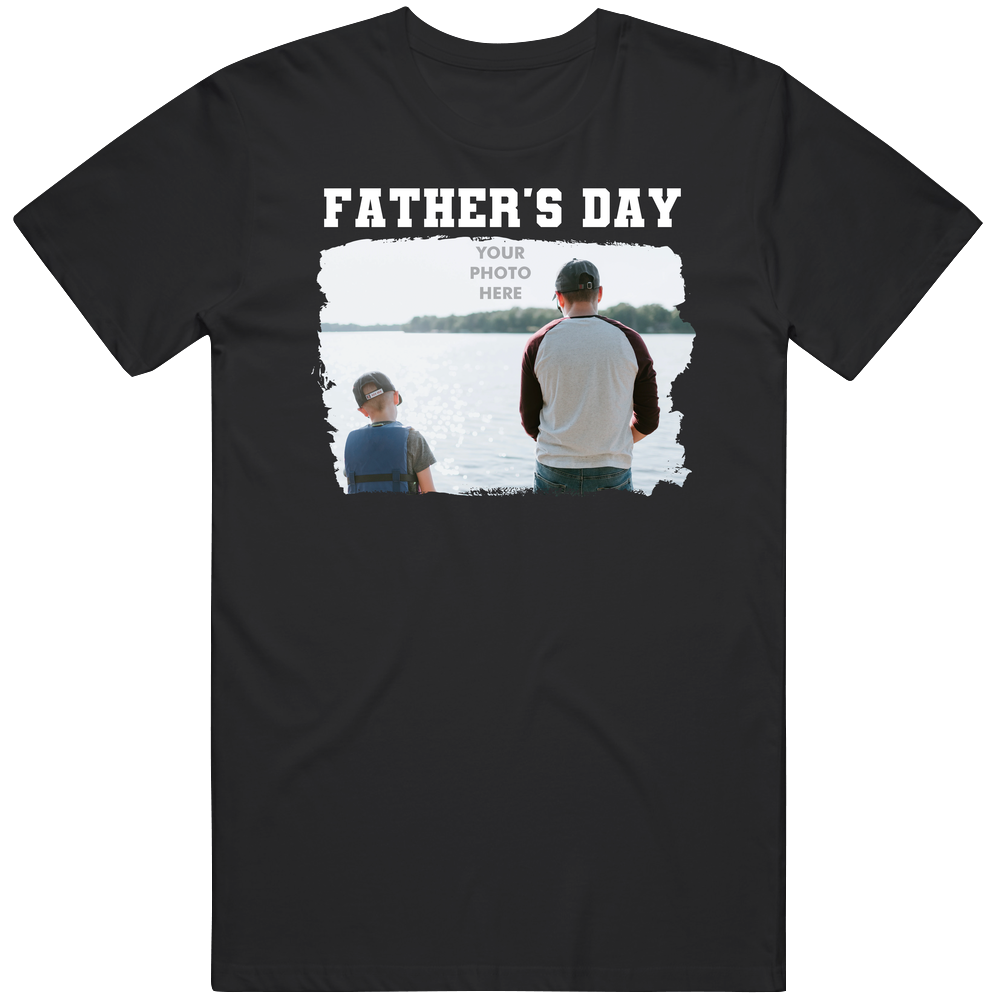 Fathers Day Custom Photograph Mens Cotton Tee T Shirt Fathers Day Custom Photograph Mens Cotton Tee T Shirt