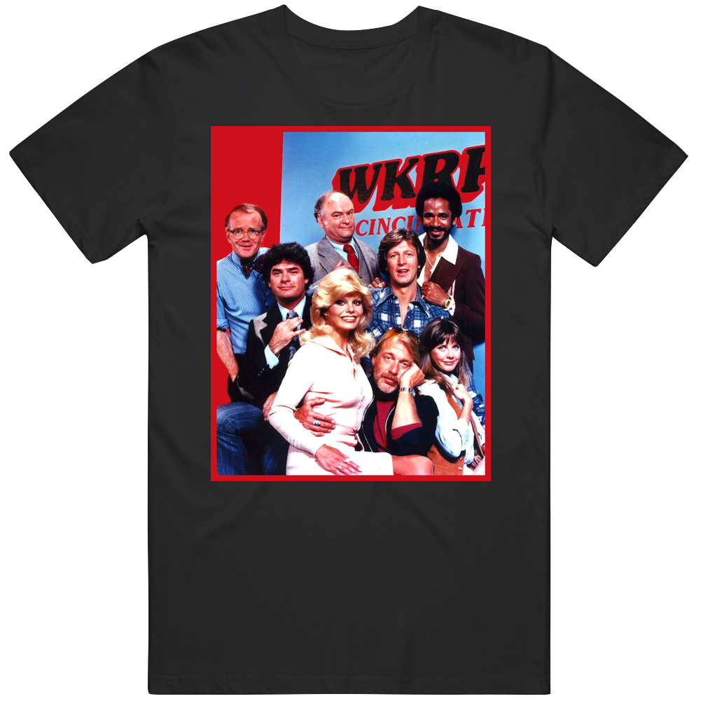 Wkrp In Cincinnati Funny Tv Show Mens Cotton Tee T Shirt