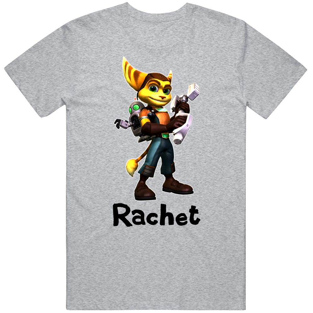 Ratchet And Clank Video Game Mens Cotton Tee T Shirt