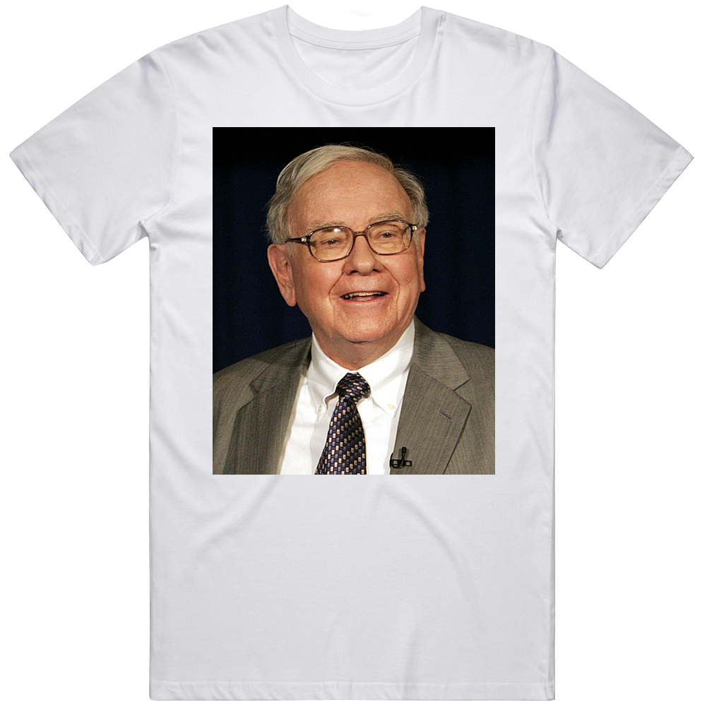 Warren Buffet Mens Cotton Tee T Shirt Warren Buffet Mens Cotton Tee T Shirt