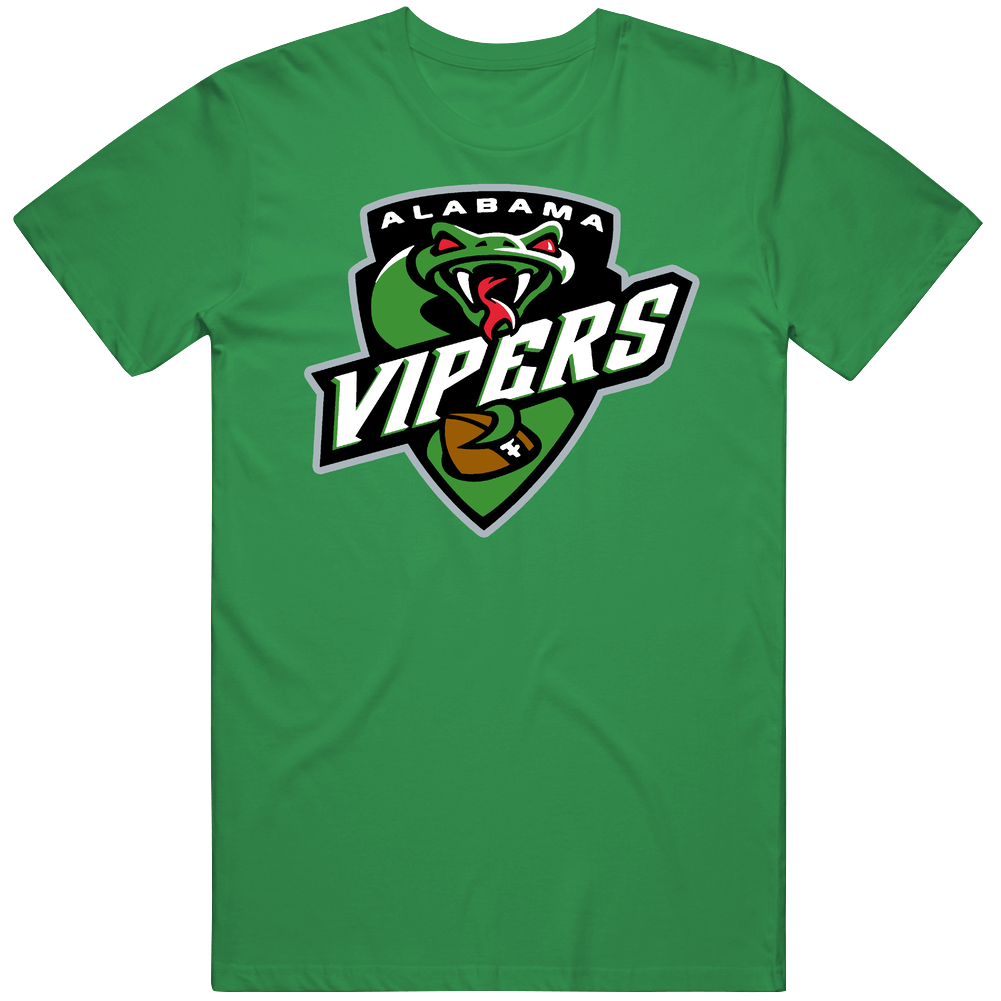 Alabama Vipers Arena Football League Team Fan Logo Mens Cotton Tee T Shirt Alabama Vipers Arena Football League Team Fan Logo Mens Cotton Tee T Shirt
