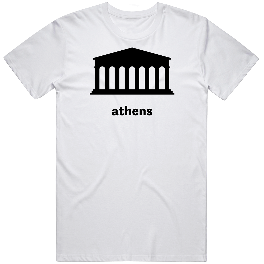 Athens Greece World Class Cities Landmarks Mens Cotton Tee T Shirt Athens Greece World Class Cities Landmarks Mens Cotton Tee T Shirt