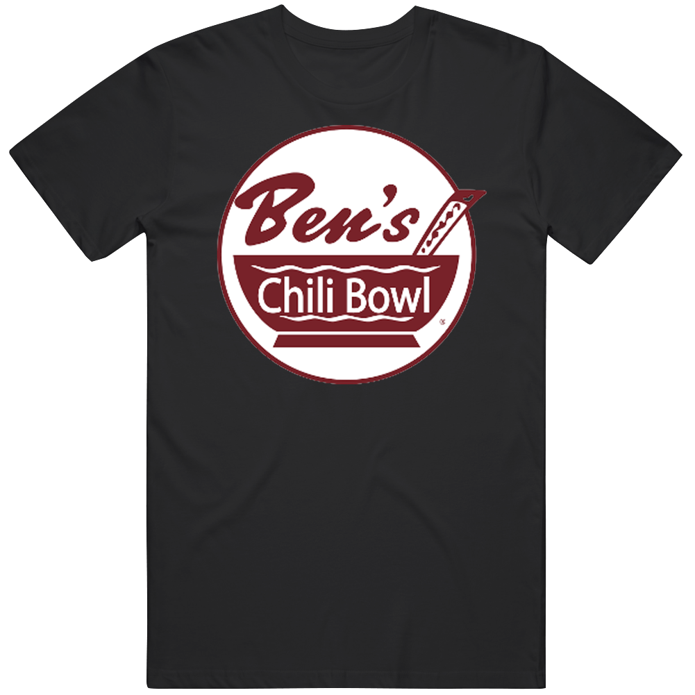 Ben's Chili Bowl Burger Food Fan Mens Cotton Tee T Shirt
