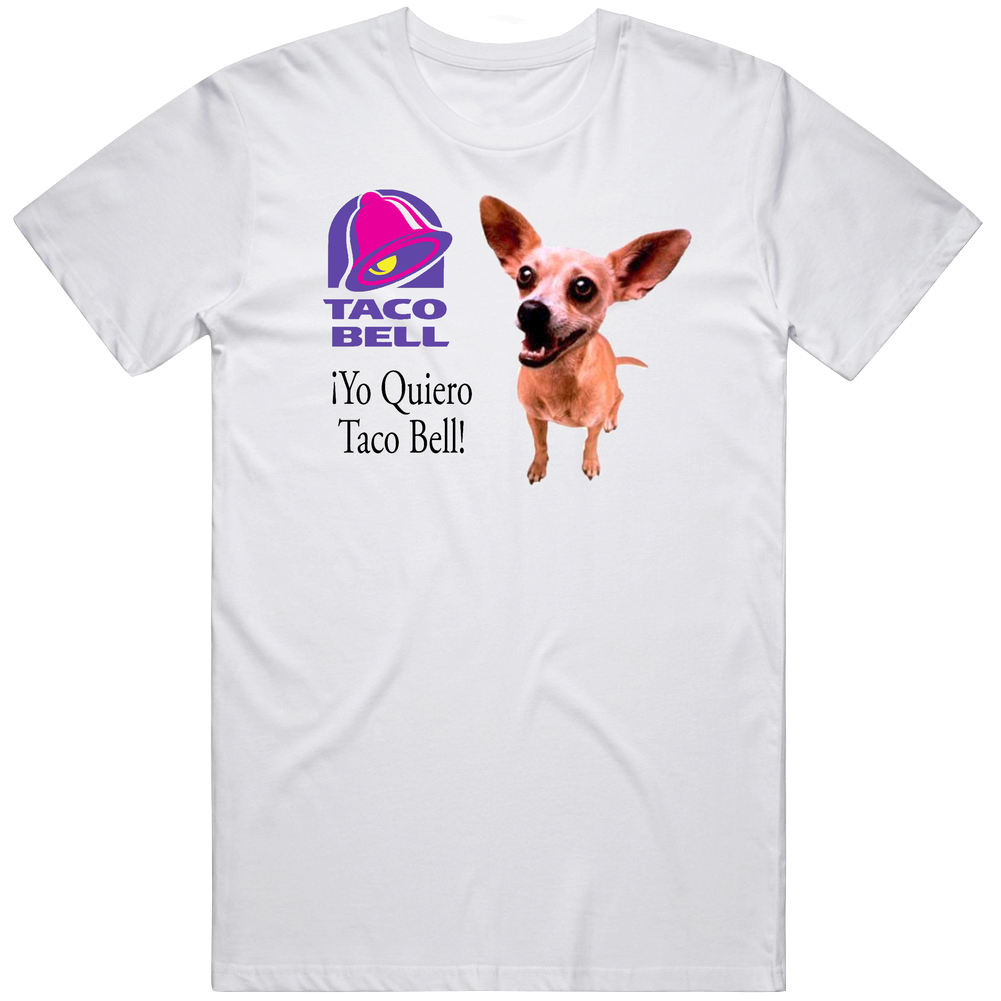 Dog Yo Quiero Taco Bell Mens Cotton Tee T Shirt