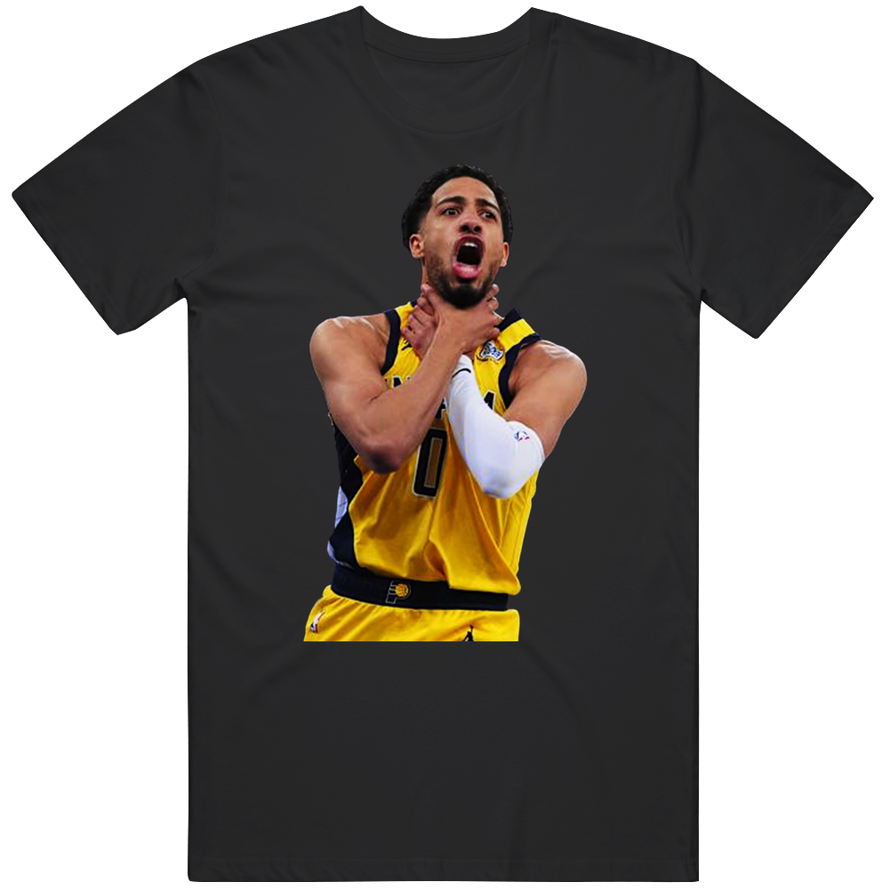 Tyrese Haliburton Choking Gesture Mens Cotton Tee T Shirt Tyrese Haliburton Choking Gesture Mens Cotton Tee T Shirt