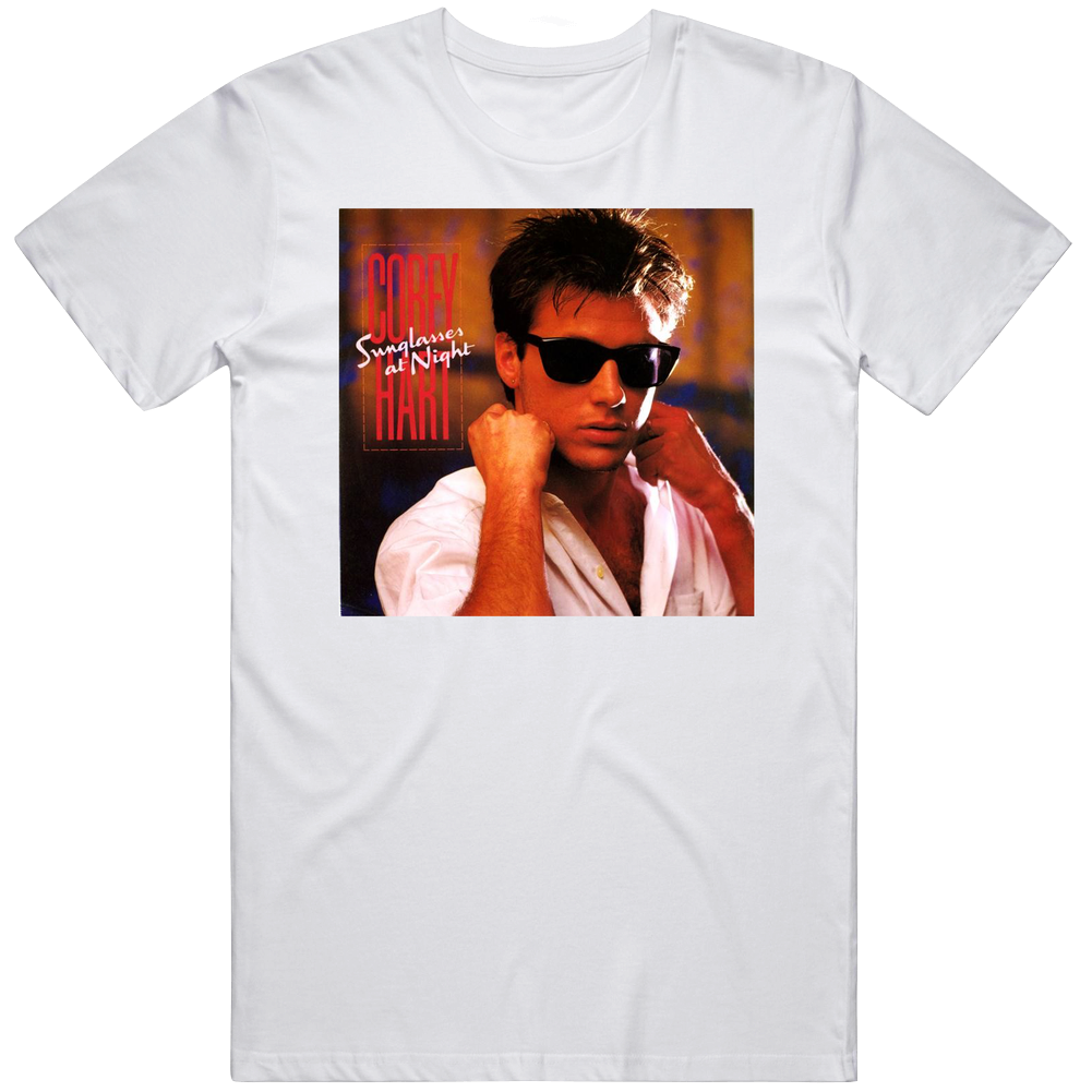 Corey Hart Sunglasses At Night Retro 80s Mens Cotton Tee T Shirt