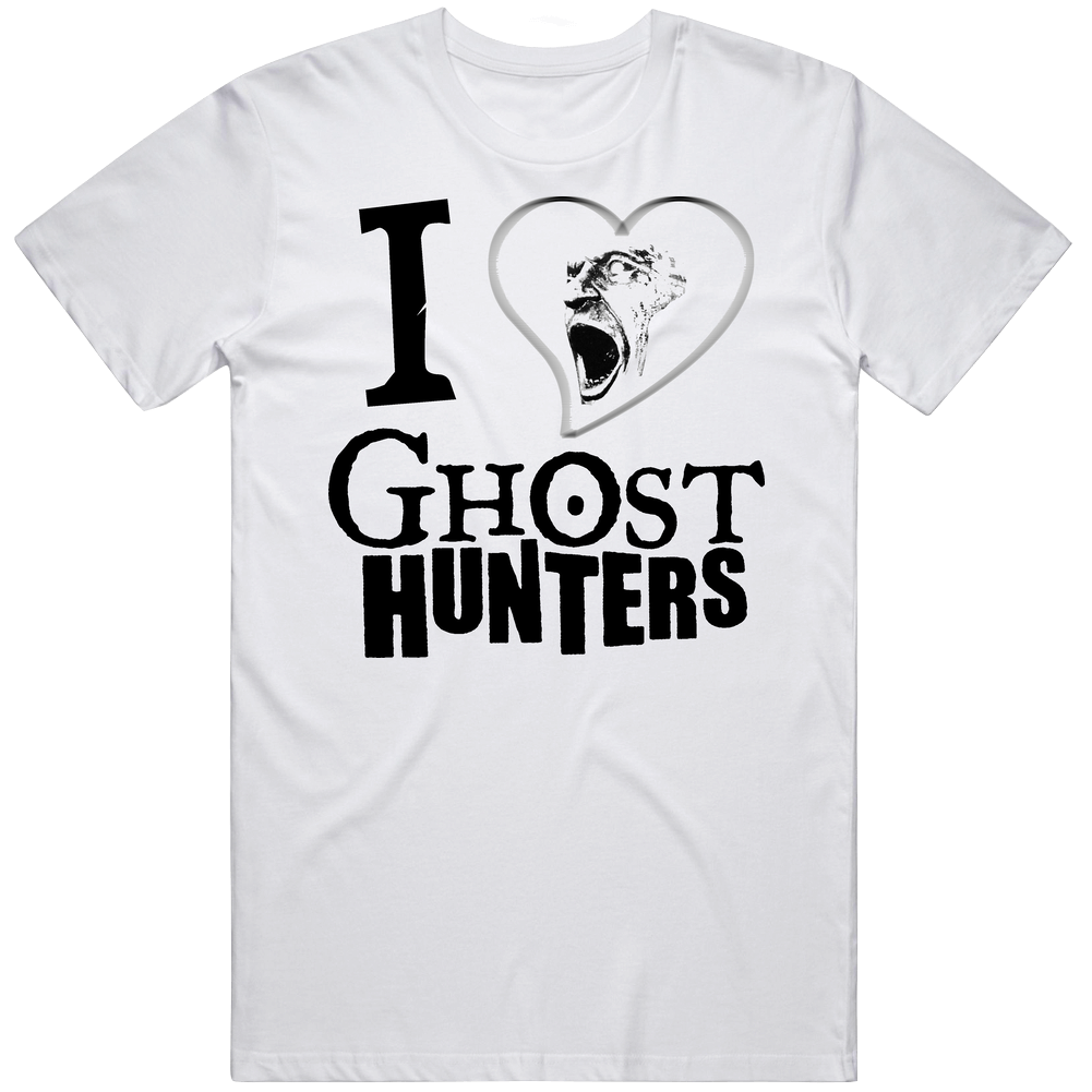 I Love Heart Ghost Hunters Mens Cotton Tee T Shirt I Love Heart Ghost Hunters Mens Cotton Tee T Shirt