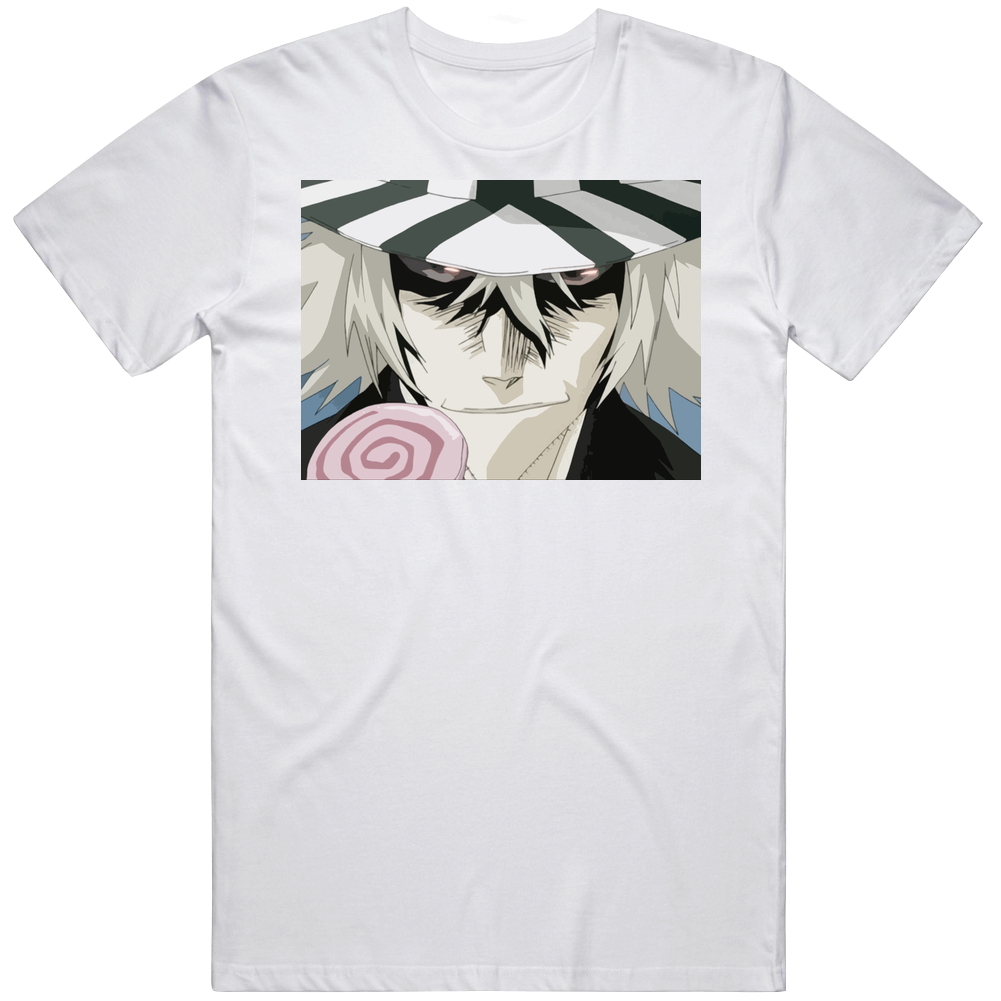 Bleach Anime Manga Kisuke Urahara Mens Cotton Tee T Shirt