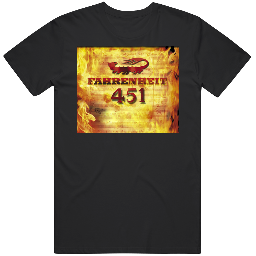 Fahrenheit 451 Mens Cotton Tee T Shirt Fahrenheit 451 Mens Cotton Tee T Shirt
