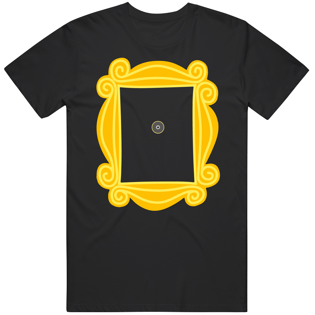 Friends Picture Frame Door Viewer 90s Tv Show Fan Mens Cotton Tee T Shirt