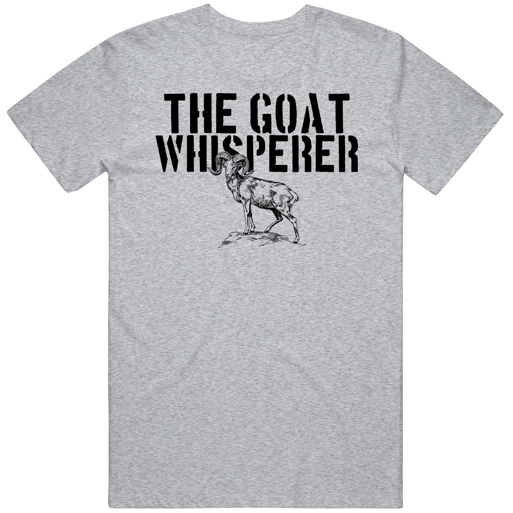 The Goat Whisperer Animal Mammal Mens Cotton Tee T Shirt The Goat Whisperer Animal Mammal Mens Cotton Tee T Shirt