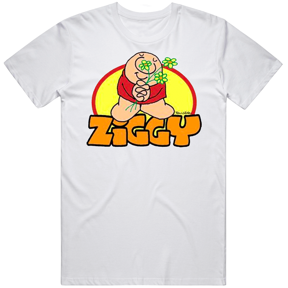 Ziggy Cartoon 80s Nostalgia Mens Cotton Tee T Shirt