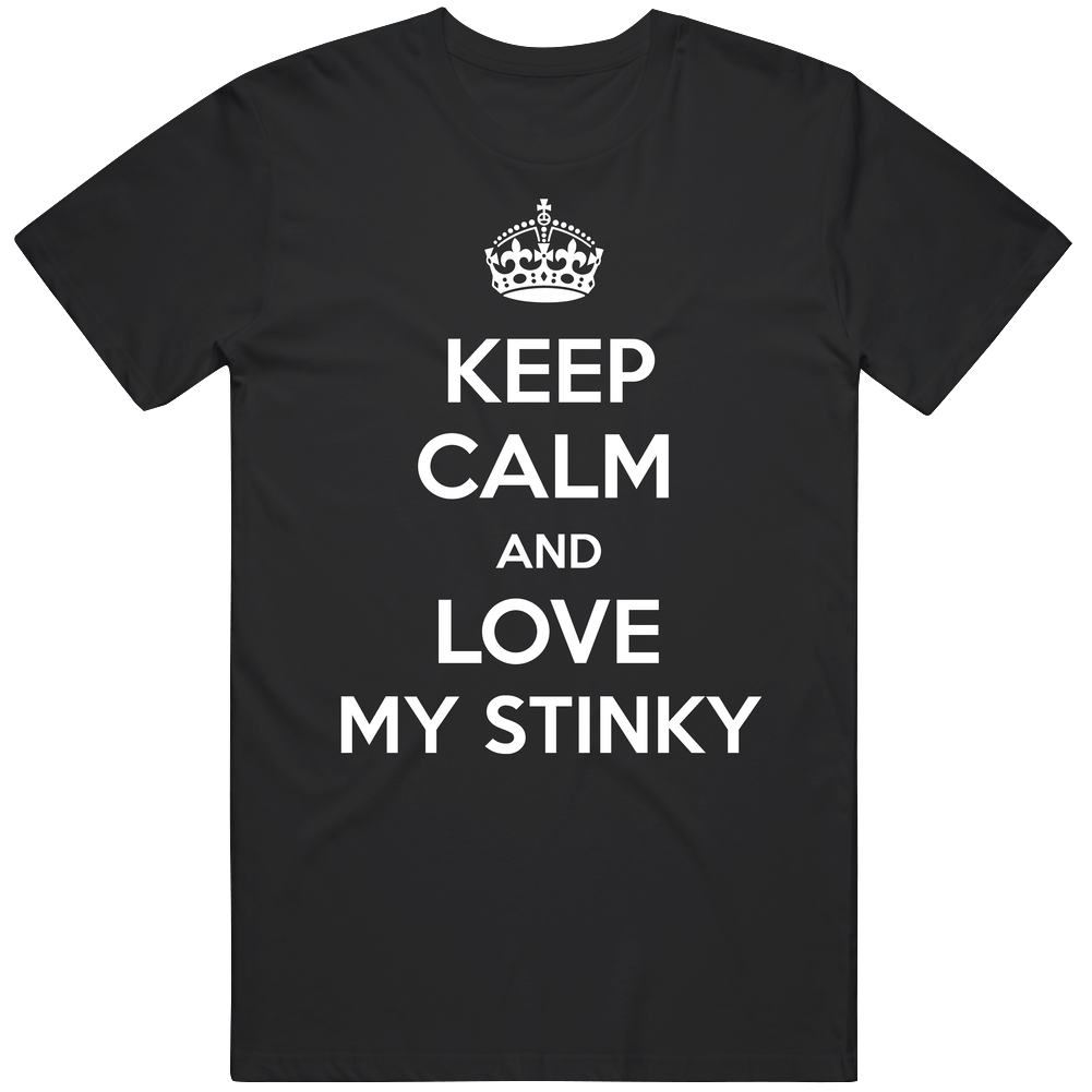 Keep Calm Love My Stinky Mens Cotton Tee T Shirt Keep Calm Love My Stinky Mens Cotton Tee T Shirt