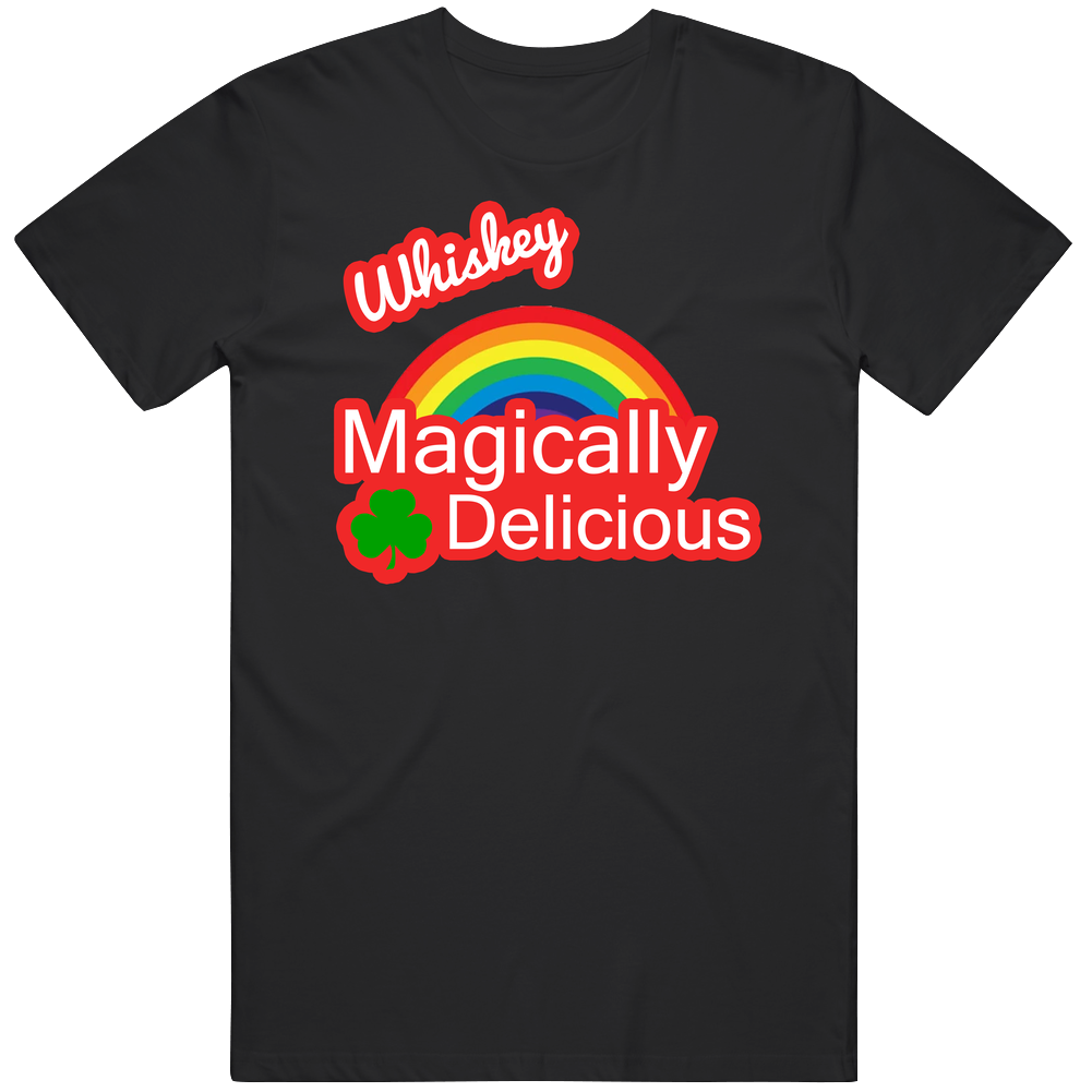 Whiskey Is Magically Delicious Alcohol Mens Cotton Tee T Shirt