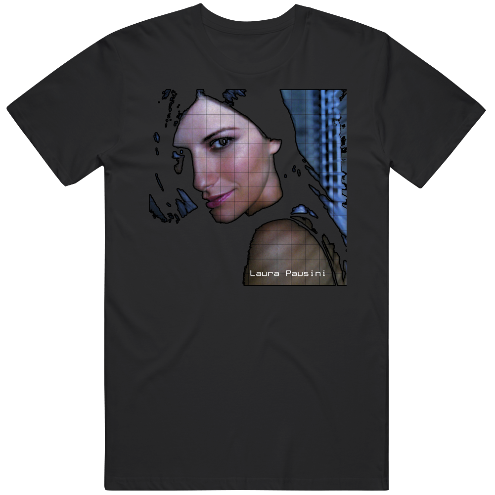 Laura Pausini Mens Cotton Tee T Shirt
