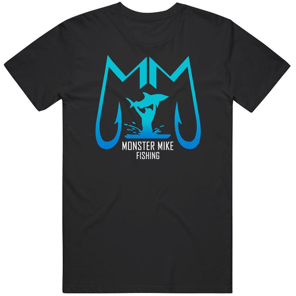 Monster Mike Fishing Trending Popular Youtube Channel Cool Mens Cotton Tee T Shirt