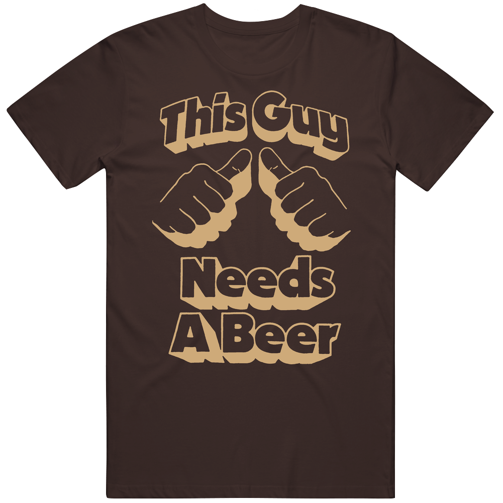 This Guy Drinks Beer Mens Cotton Tee T Shirt