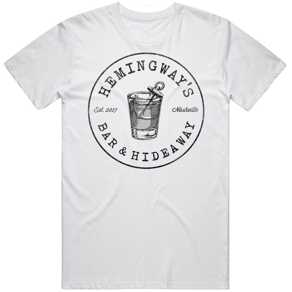 Hemingway's Bar And Hideaway Nashville Tennessee Top Restaurants Food Fan Lover Foodie Mens Cotton Tee T Shirt
