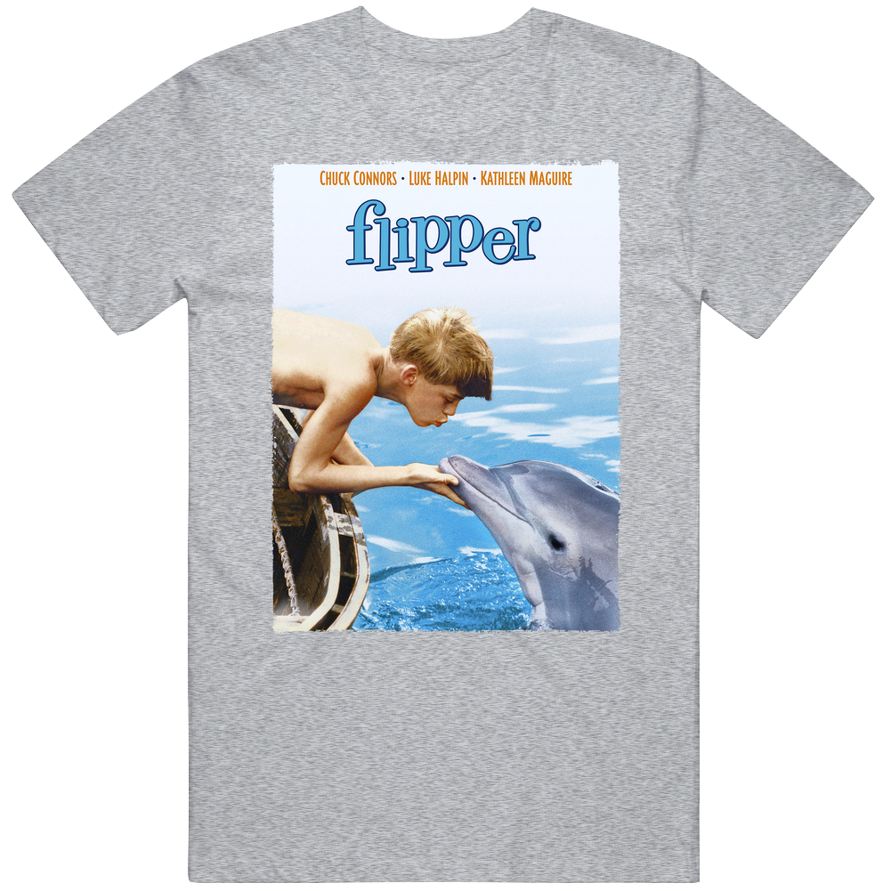 Flipper 90s Dolphin Kids Tv Show Mens Cotton Tee T Shirt