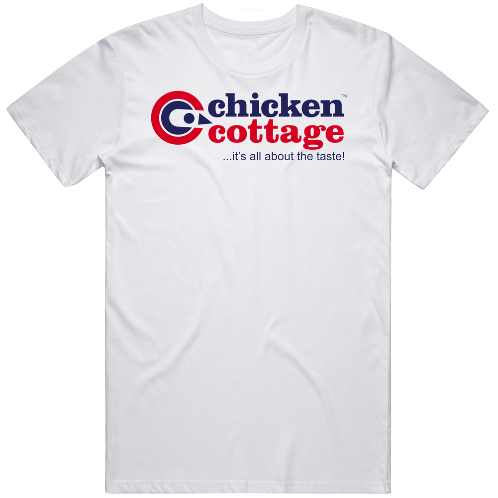 Chicken Cottage Uk Chain Restaurants Logo Mens Cotton Tee T Shirt