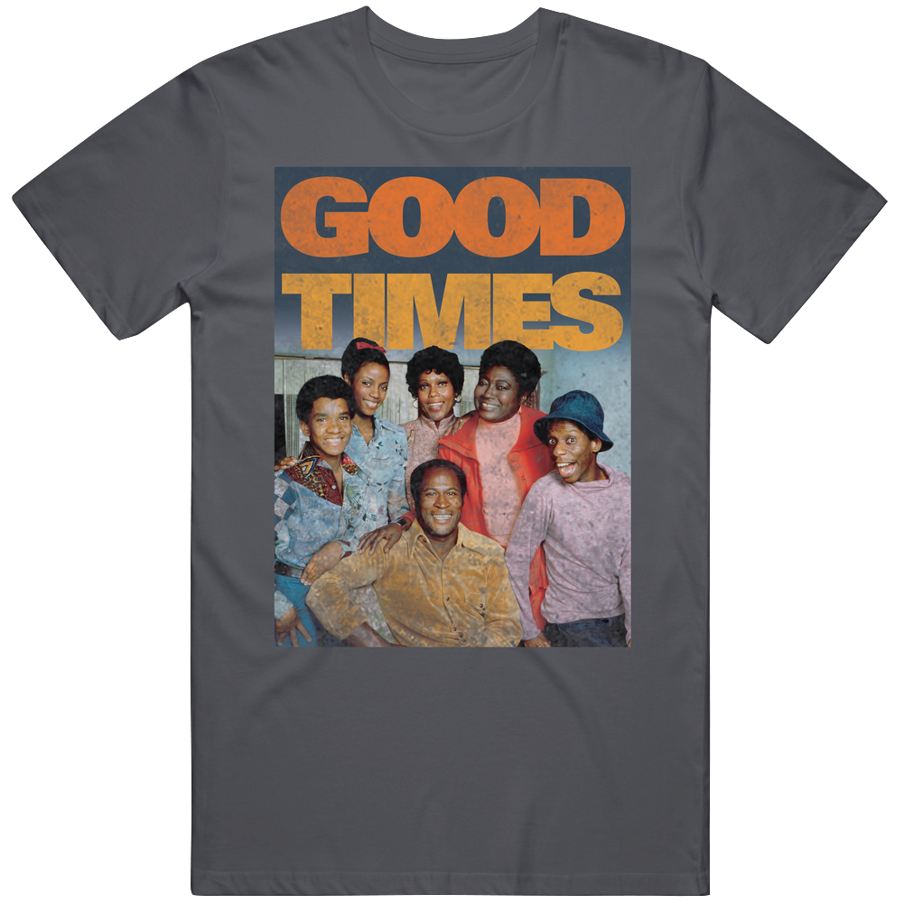 Good Times Vintage Tv Show Mens Cotton Tee T Shirt Good Times Vintage Tv Show Mens Cotton Tee T Shirt
