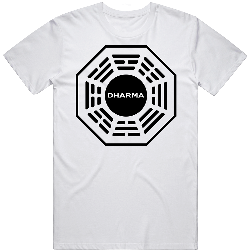 Lost Tv Show The Dharma Initiative Mens Cotton Tee T Shirt