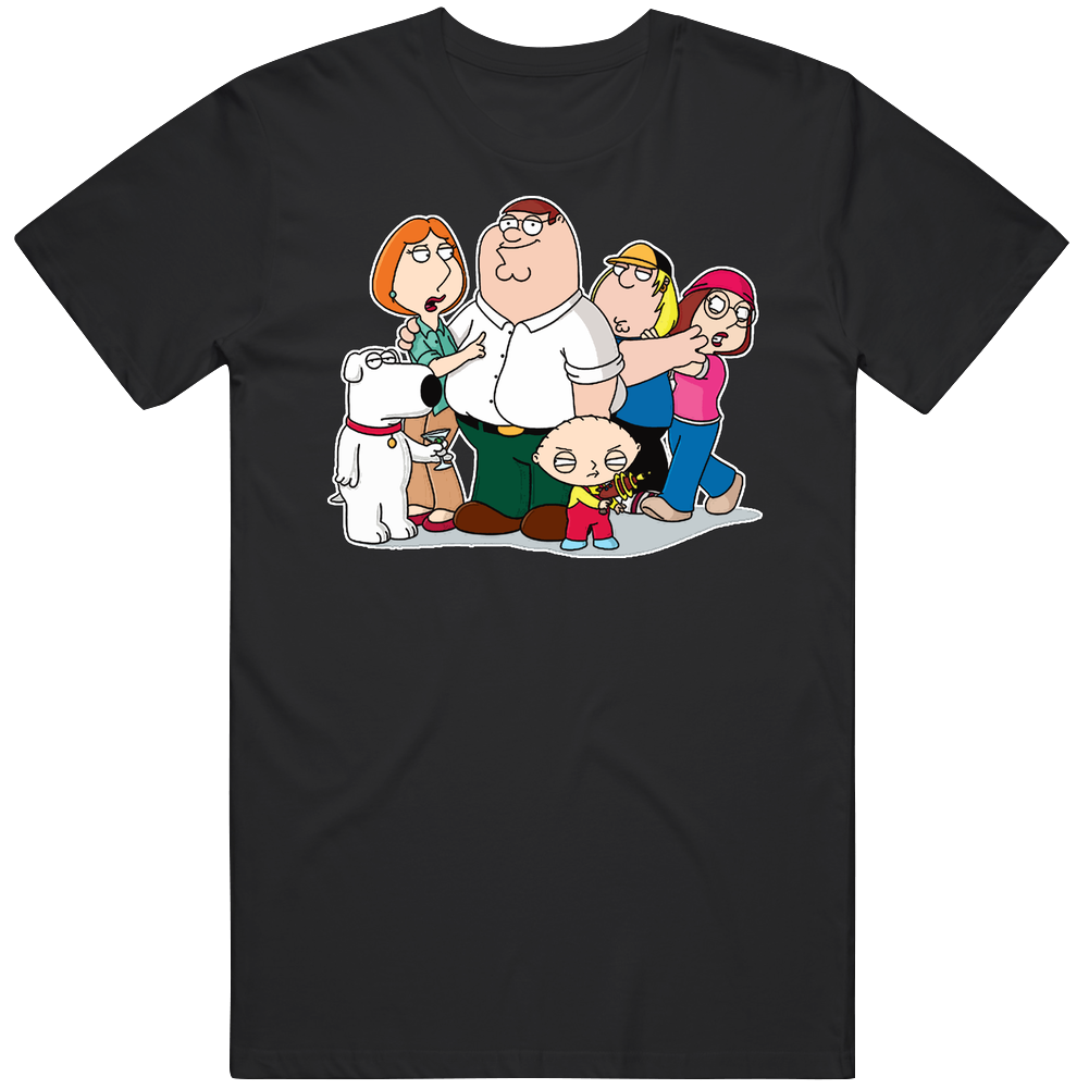 Family Guy Peter Lois Brian Griffin Meg Chris Mens Cotton Tee T Shirt