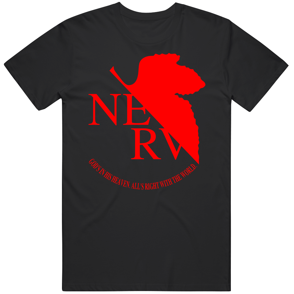 Evangelion Nerv 9 Unisex Cotton Tee Classic Mens Cotton Tee T Shirt Evangelion Nerv 9 Unisex Cotton Tee Classic Mens Cotton Tee T Shirt