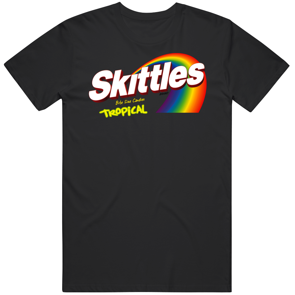 Skittles Tropical Candy Mens Cotton Tee T Shirt