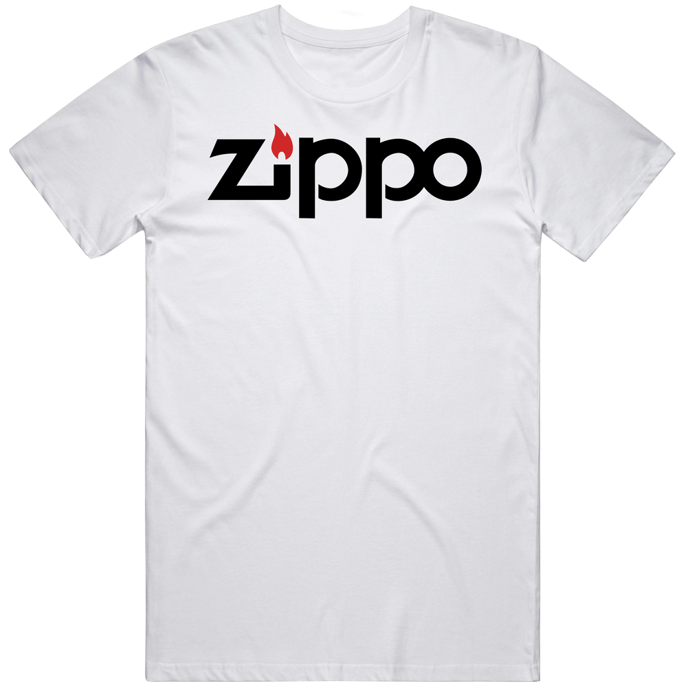 Zippo Logo Lighter Smoking Smoker Mens Cotton Tee T Shirt