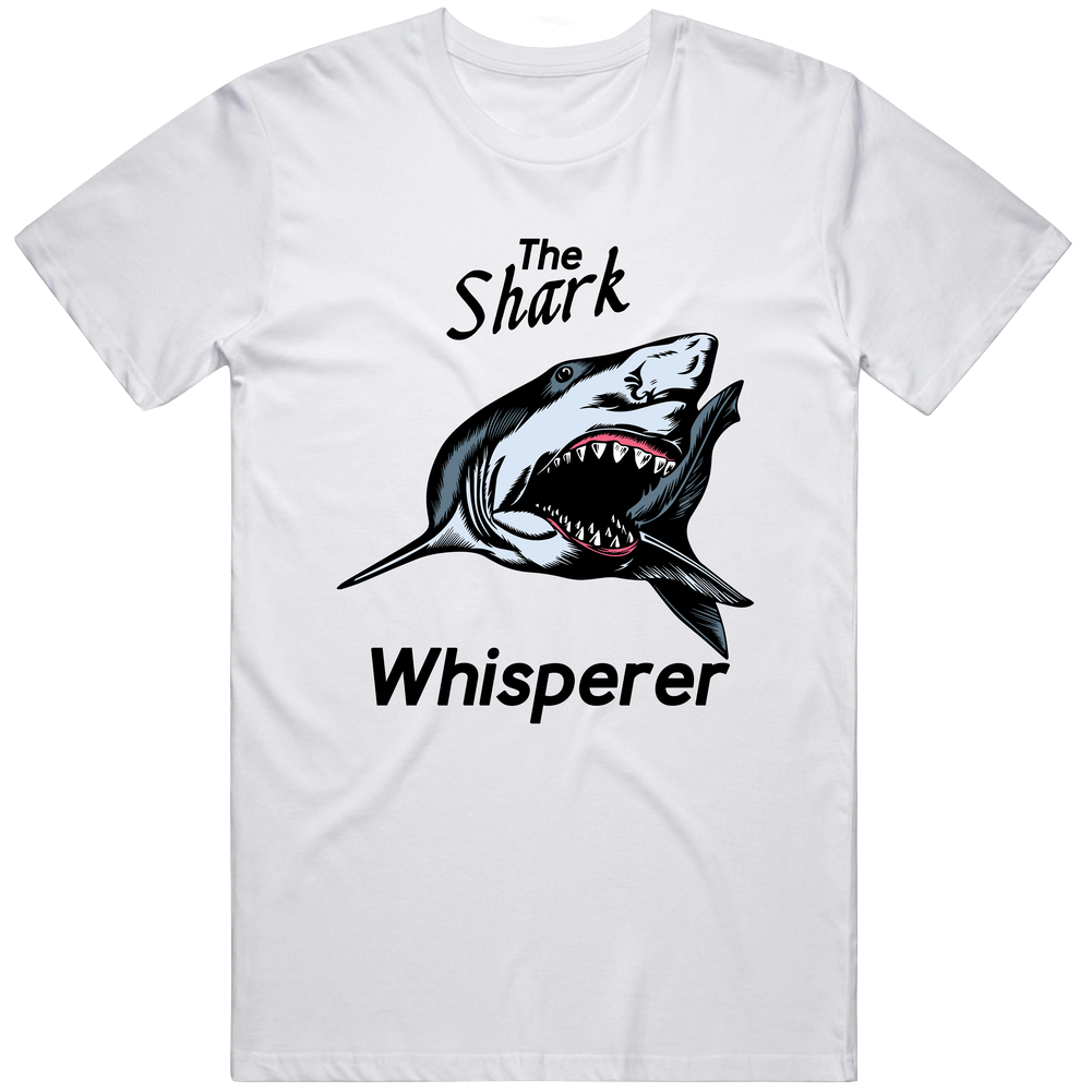 The Shark Whisperer Mens Cotton Tee T Shirt