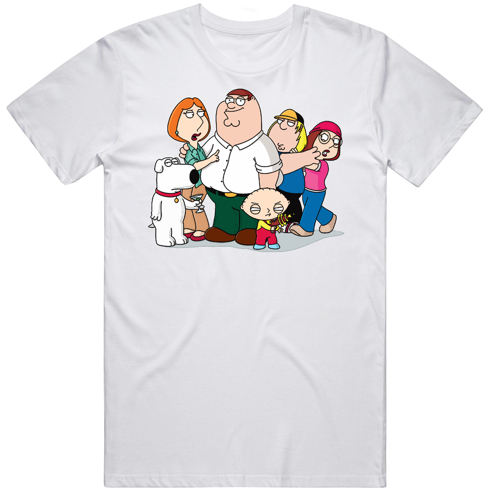 Family Guy Peter Lois Brian Griffin Meg Chris Mens Cotton Tee T Shirt Family Guy Peter Lois Brian Griffin Meg Chris Mens Cotton Tee T Shirt