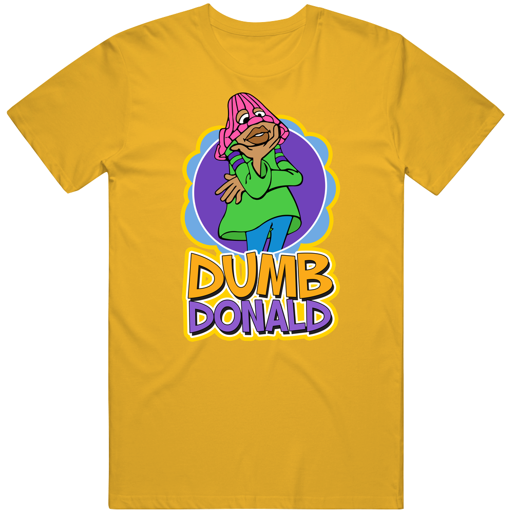 Dumb Donald, T-shirt, Fat Albert, Bill Cosby, Retro, 1970's, Seventies, Cartoon Tee Unisex Classic Mens Cotton Tee T Shirt Dumb Donald, T-shirt, Fat Albert, Bill Cosby, Retro, 1970's, Seventies, Cartoon Tee Unisex Classic Mens Cotton Tee T Shirt