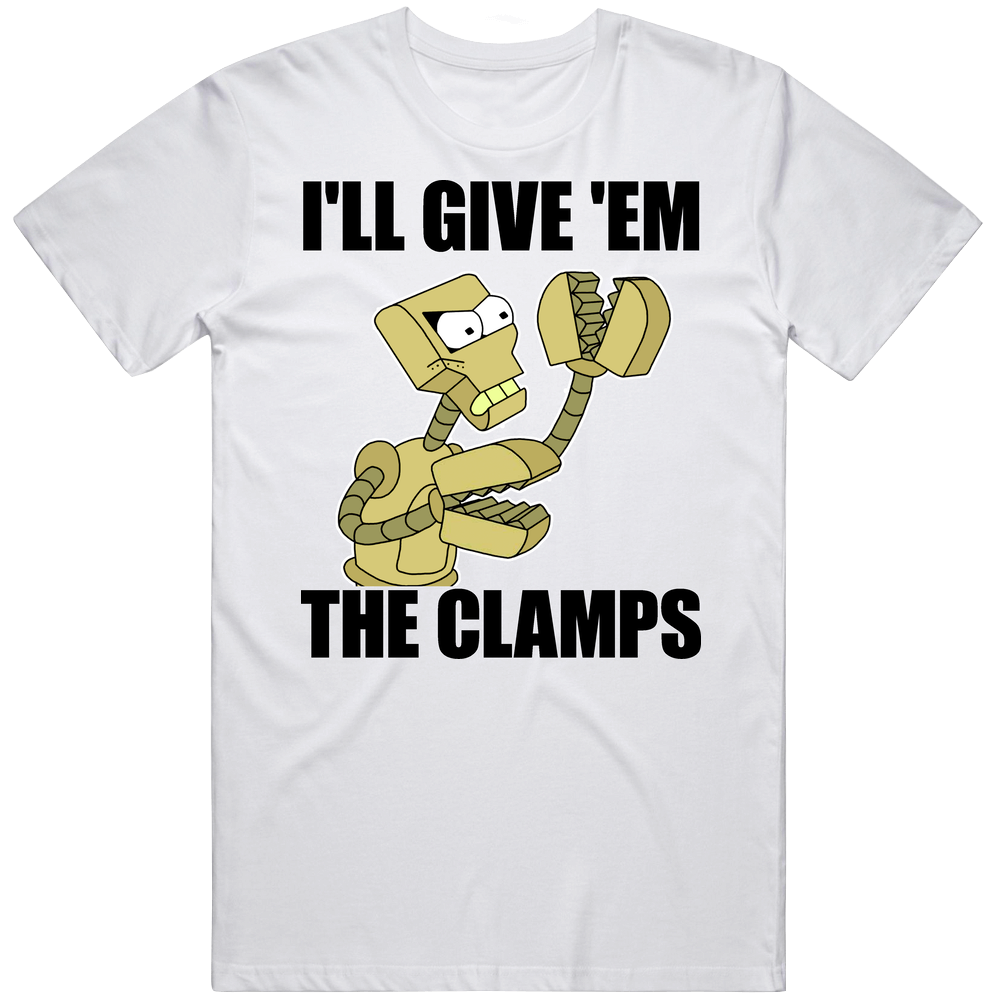 Futurama Clamps Mens Cotton Tee T Shirt