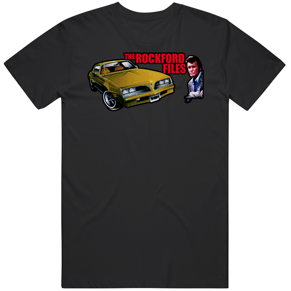 The Rockford Files Retro Firebird Tv Show Mens Cotton Tee T Shirt The Rockford Files Retro Firebird Tv Show Mens Cotton Tee T Shirt