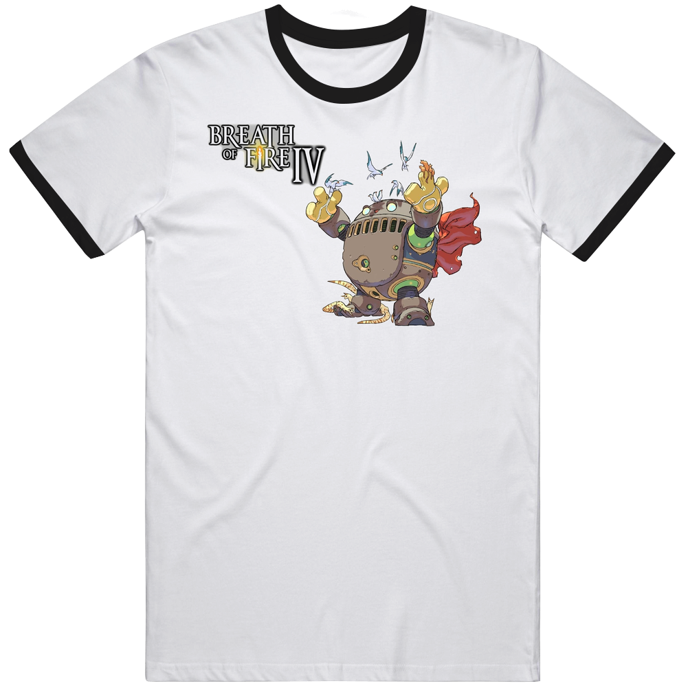 Breath Of Fire Iv Video Game Mens Cotton Tee T Shirt