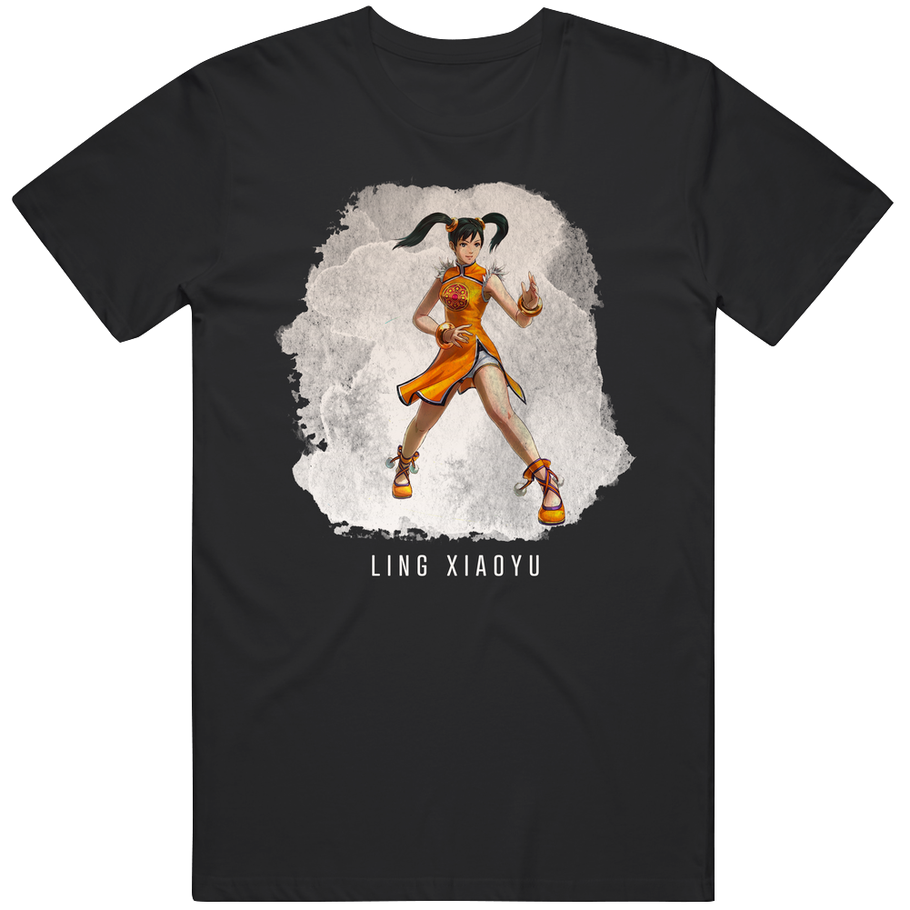 Ling Xiaoyu Tekken Best Female Video Game Characters Mens Cotton Tee T Shirt