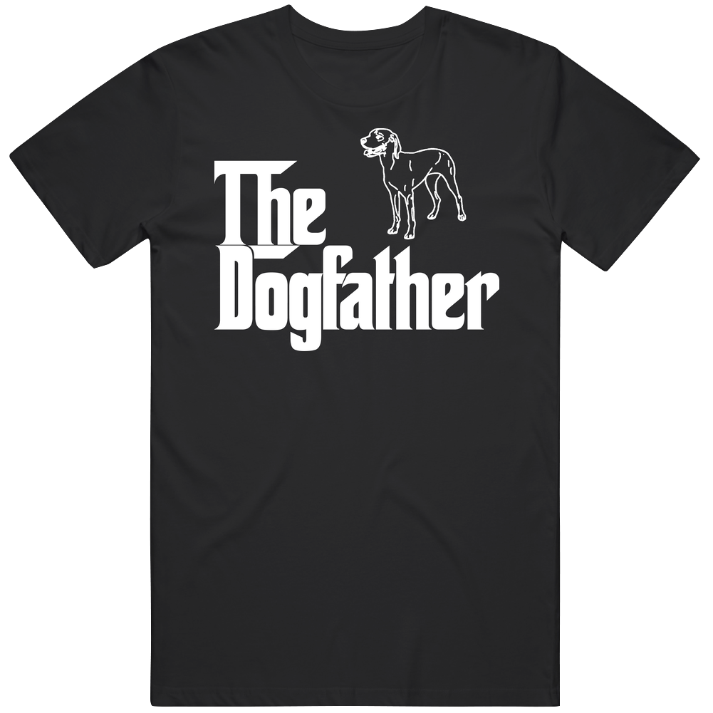 Vizsla Custom Dog Breed The Dogfather Black Mens Cotton Tee T Shirt Vizsla Custom Dog Breed The Dogfather Black Mens Cotton Tee T Shirt