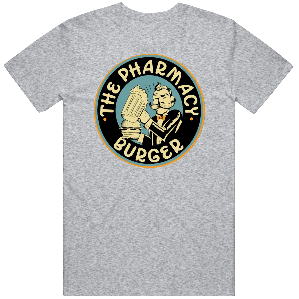 The Pharmacy Burger Parlor & Beer Garden Nashville Tennessee Top Restaurants Food Fan Lover Foodie Mens Cotton Tee T Shirt